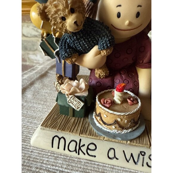 Zingle Berry Pavilion Gift Co. "Make A Wish" Happy Birthday Figurine Box Limited - Picture 13 of 16